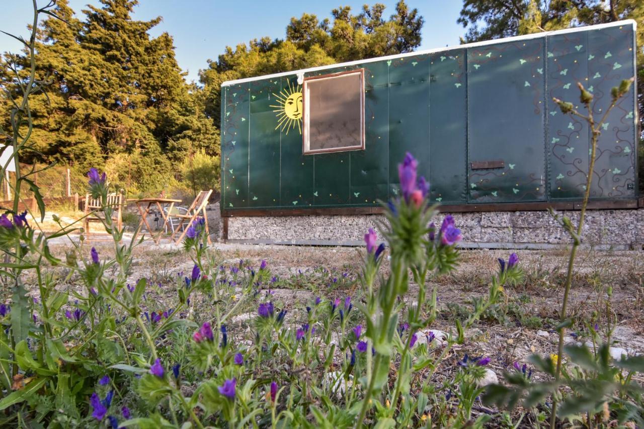 Drolma Ling Nature Cabins Theologos  Luaran gambar