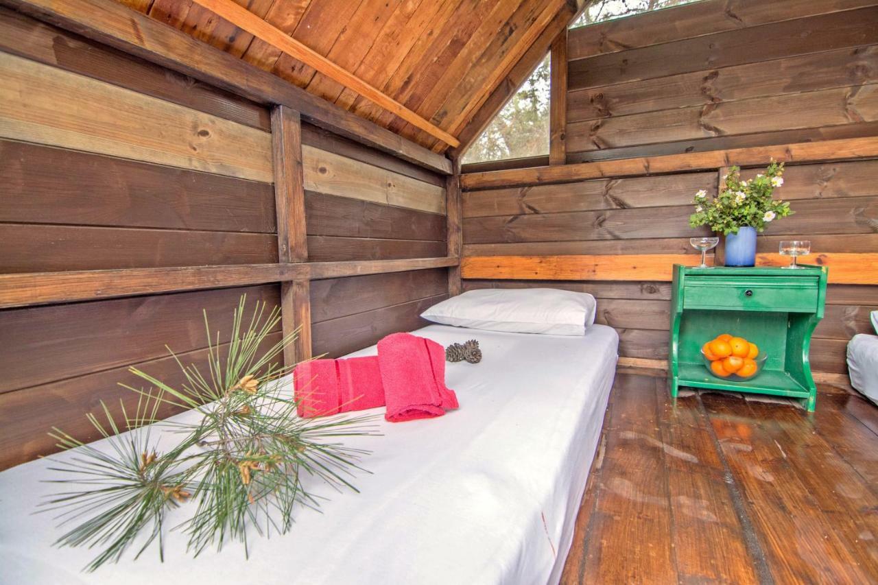 Drolma Ling Nature Cabins Theologos  Luaran gambar