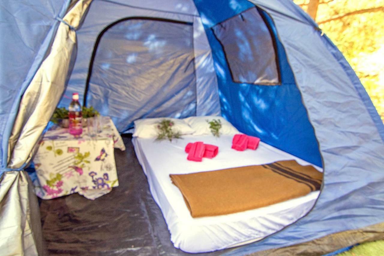 Drolma Ling Nature Cabins Theologos  Luaran gambar